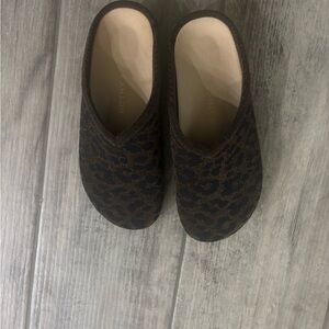 Rothy's Leopard Print Mules